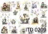 Papier decoupage (HS code 48025700) D0209M